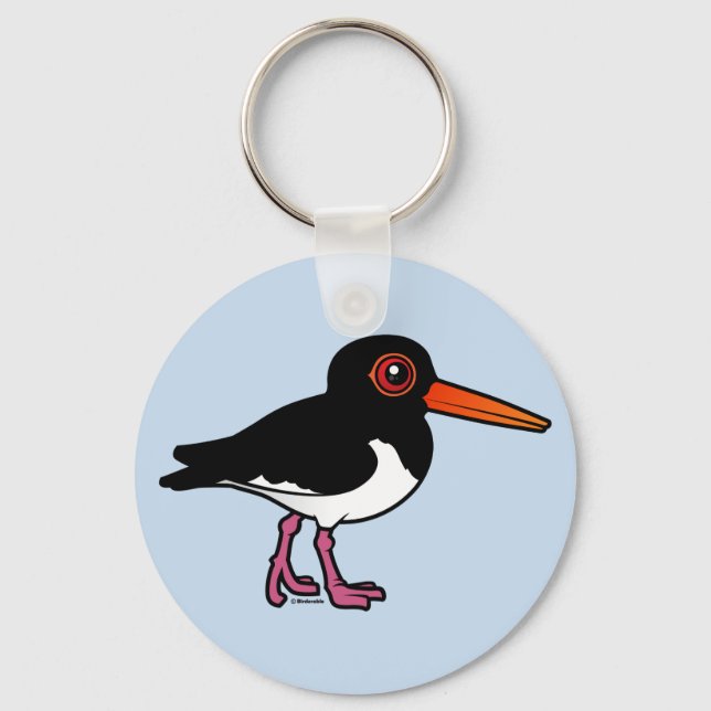 Chaveiro Birdorable Pied Oystercatcher (Frente)
