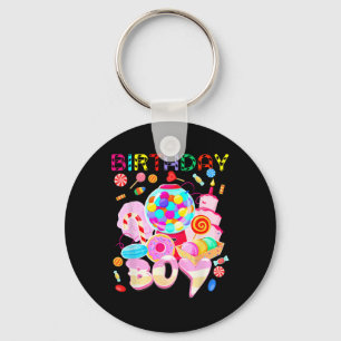 Chaveiro Birthday Boy Candy Land Candy Candy Crew Docinho