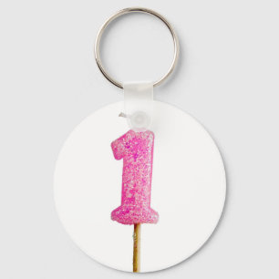 Chaveiro Birthday candle number 1