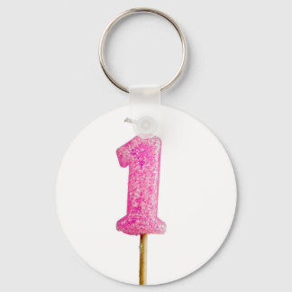 Chaveiro Birthday candle number 1