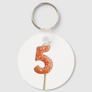 Chaveiro Birthday candle number 5