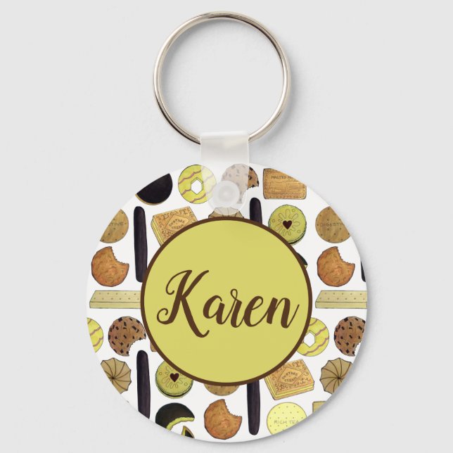 Chaveiro Biscoitos britânicos Pão-de-Atalho Rich Tea Digest (Frente)