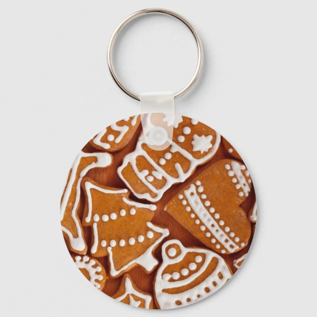 Chaveiro Biscoitos de pão de Natal (Frente)