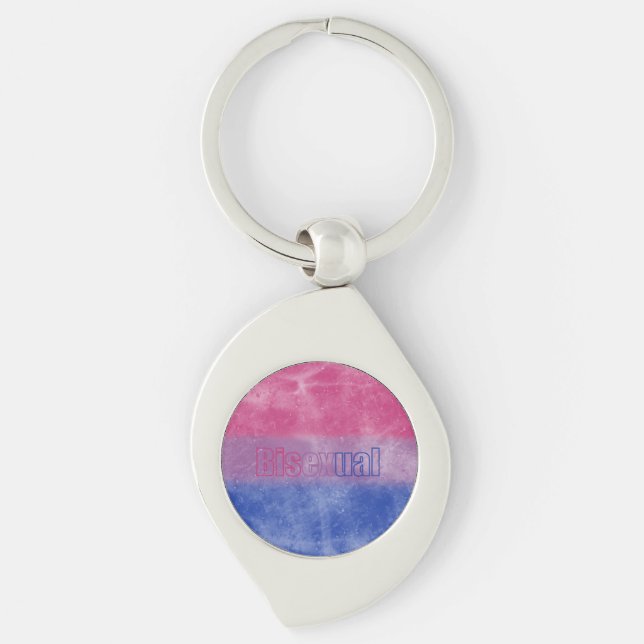 Chaveiro Bisexual pride flag key ring (Frente)