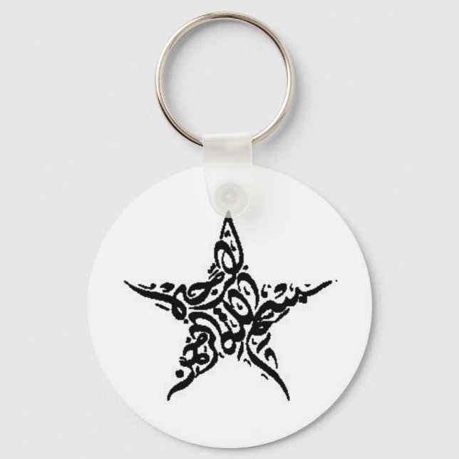 Chaveiro Bismillah Star Motif (Frente)