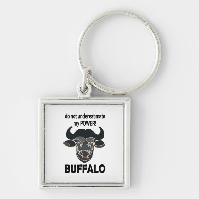 Chaveiro Bison Animal Buffalo (Frente)