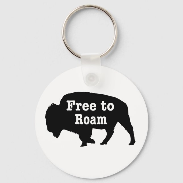 Chaveiro Bison Free To Roam (Frente)