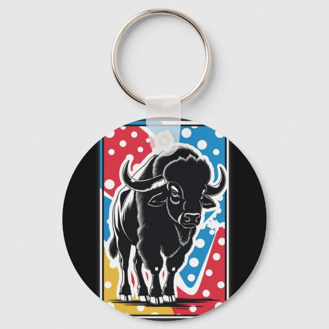 Chaveiro Bison - Pop de Buffalo (Frente)