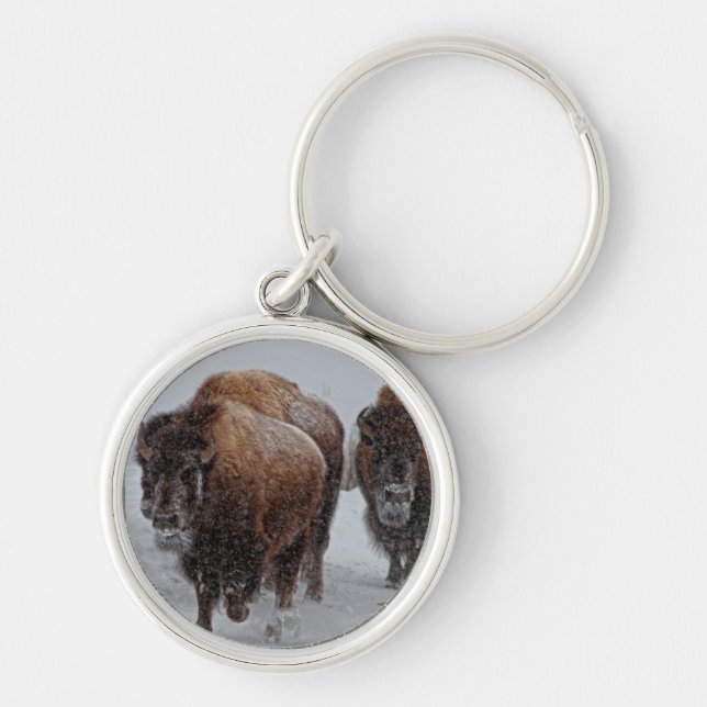 Chaveiro Bisonte de Yellowstone (Frente)