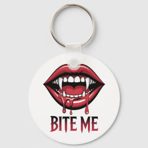 Chaveiro Bite-me a boca do vampiro