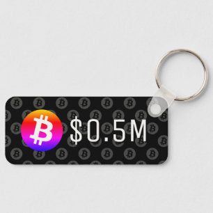 Chaveiro Bitmoney US$ 0,5 Milhão (US$ 500.000) 1 Milhão