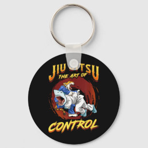 Chaveiro BJJ A Arte Do Controle - Grappling Jiu Jitsu Shark
