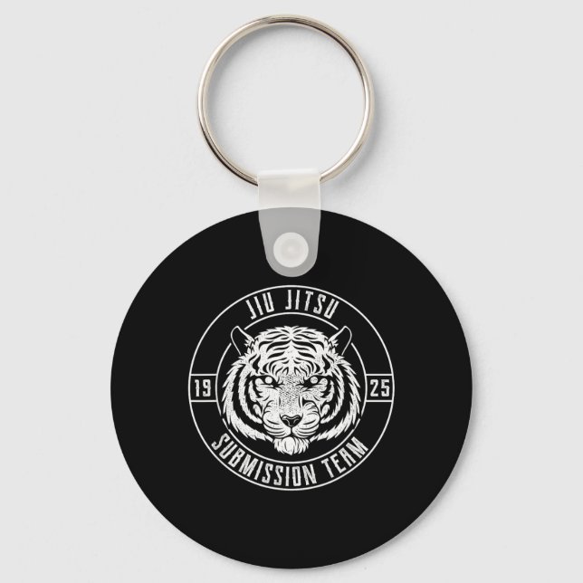 Chaveiro BJJ Tiger - Jiu Jitsu Brasileiro e Grappling (Frente)