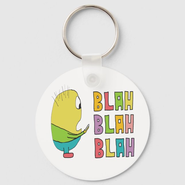Chaveiro Blá Blá Blá (Frente)
