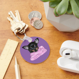 Chaveiro Black and Tan Chihuahua Puppy