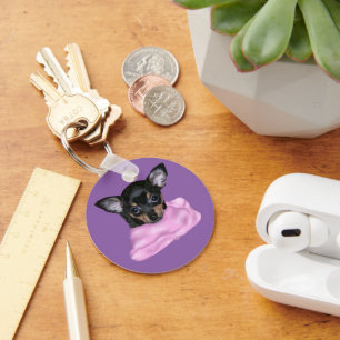 Chaveiro Black and Tan Chihuahua Puppy