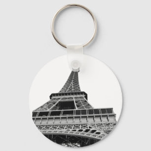 Chaveiro Black and White Eiffel Tower