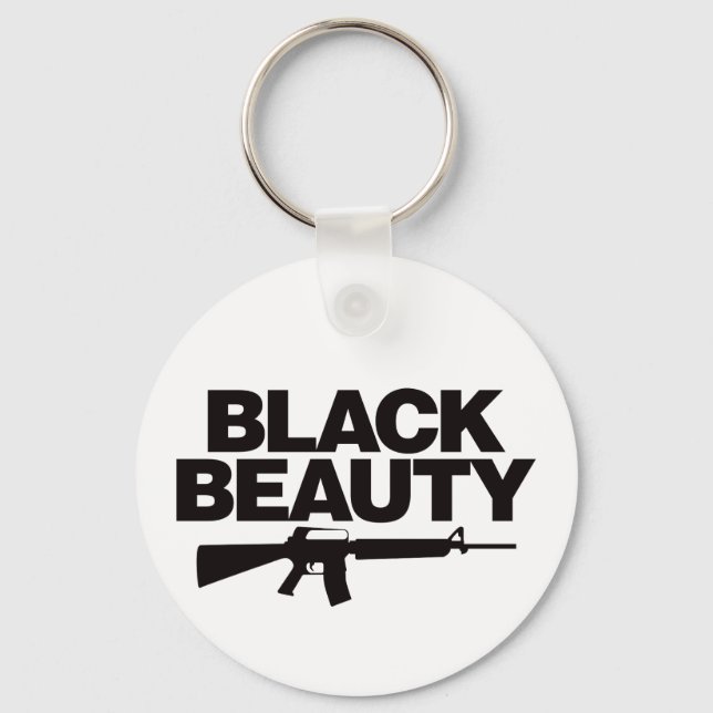 Chaveiro Black Beauty AR - Preto (Frente)