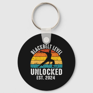 Chaveiro Black Belt Men Atingem Artes Marciais Karate Boy