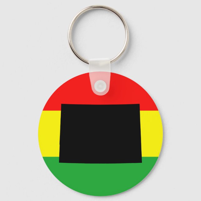 Chaveiro Black Colorado em Rasta Colors (Frente)