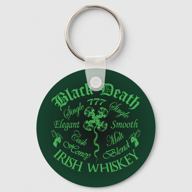 Chaveiro Black Death 77 - Honey Irish Whiskey (Frente)