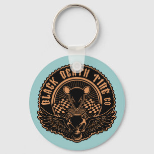 Chaveiro Black Death Tire Co. -Ou