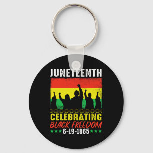 Chaveiro Black Freedom June 19 1865 JuneteAfrican Amer