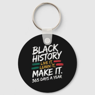 Chaveiro Black History Month 2025 Live It Learning It Make