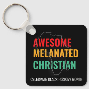 Chaveiro Black History Month incrível cristão melanizado