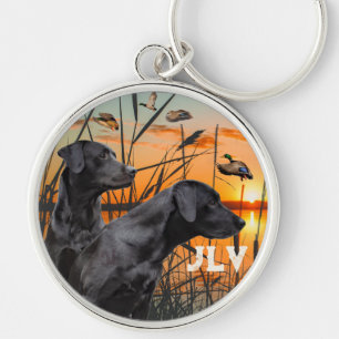 Chaveiro Black Labrador Retriever Personalizado