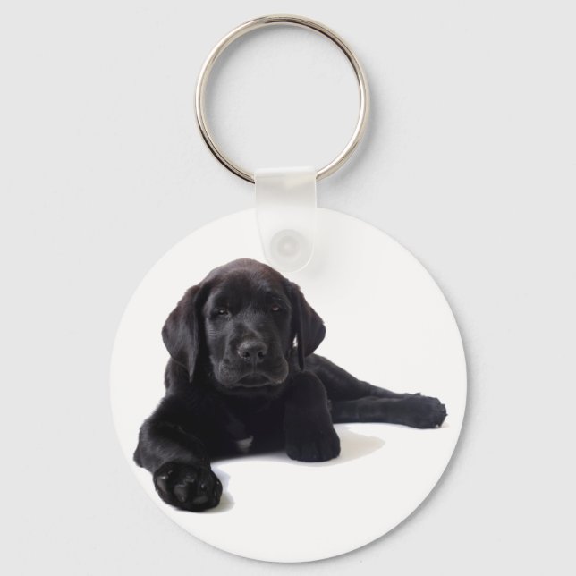 Chaveiro Black Labrador Retriever Puppy (Frente)