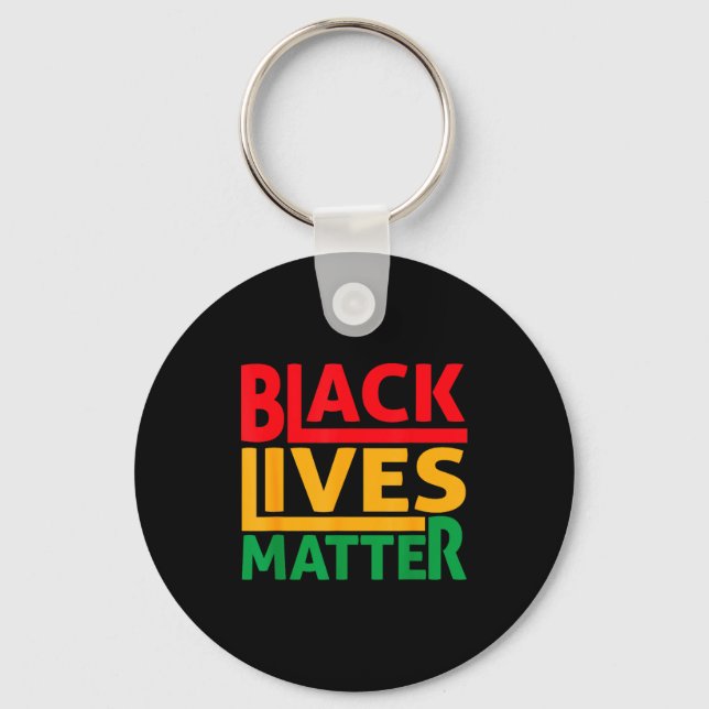 Chaveiro Black Lives Blm Human Rights Black History Month  (Frente)