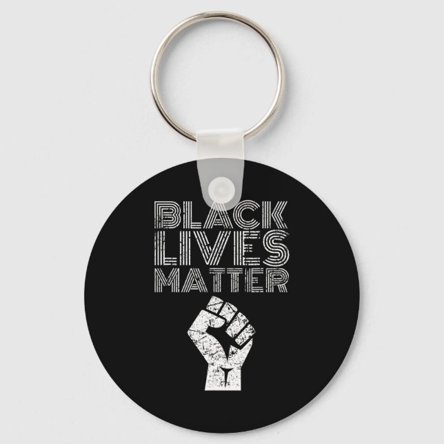 Chaveiro Black Lives Blm Human Rights Black History Month  (Frente)