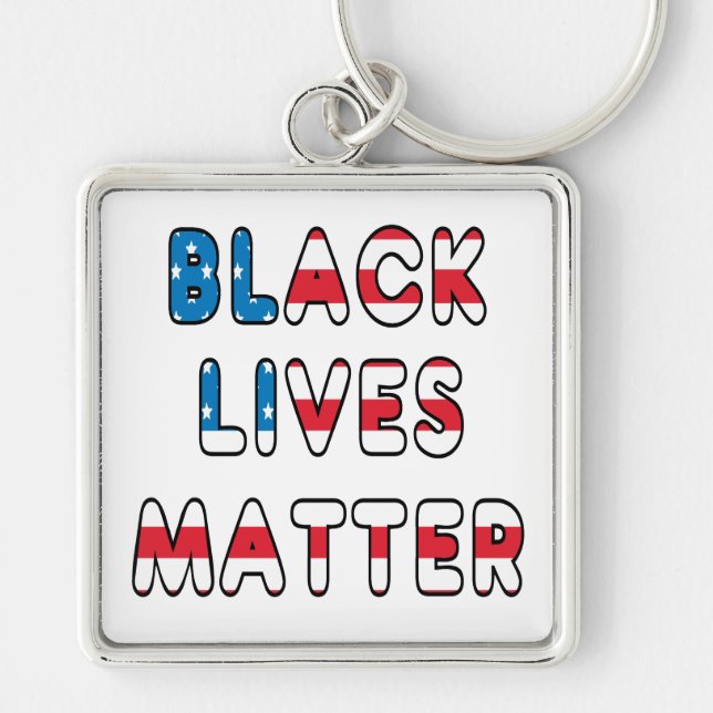 Chaveiro Black Lives é importante BLM (Frente)
