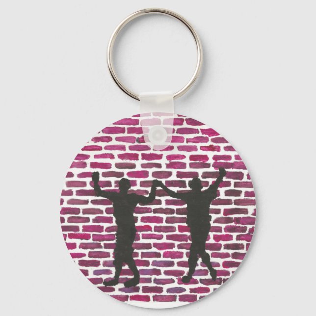 Chaveiro Black Magic Hollyhock by Yeshaya Dank Wood Wall Ar (Frente)