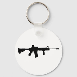 Chaveiro Black Rifle AR-15 da Art Online do Phil