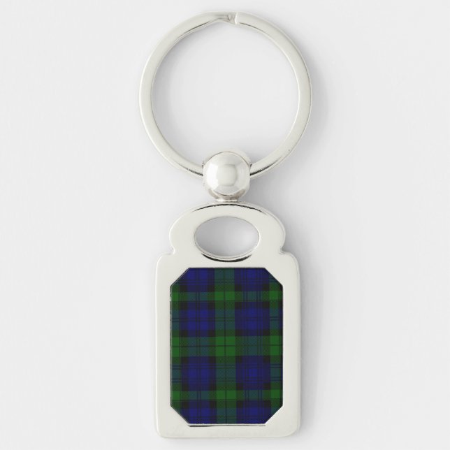 Chaveiro Black Watch Tartan Blue Green Xadrez (Frente)