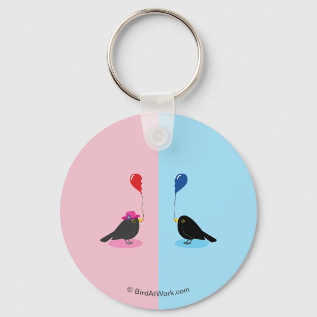Chaveiro Blackbird Encontrando Sua Outra Metade (Frente)