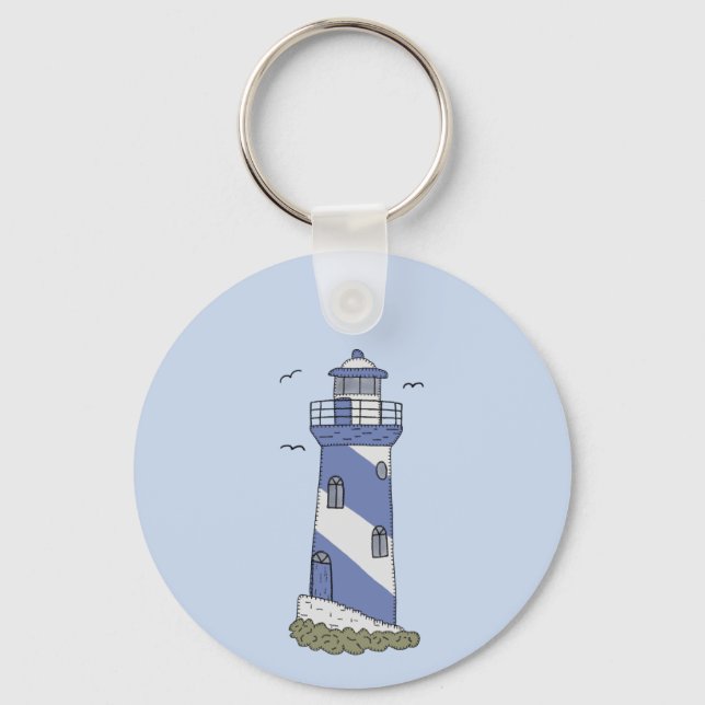 Chaveiro blauer Leuchturm (Frente)