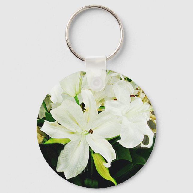 Chaveiro Bless You-White Lily_ (Frente)