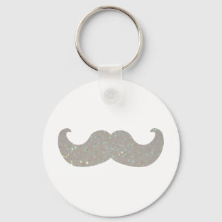 Chaveiro Bling Branco (Faux Glitter Graphic)