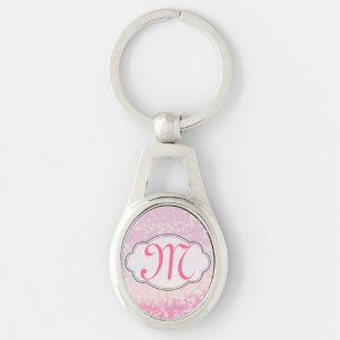 Chaveiro Bling Glitter Girly Pink Glitz Glamor Corrente de 