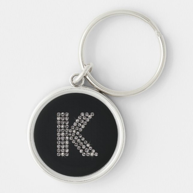 Chaveiro bling - K (Frente)
