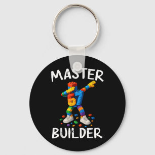 Chaveiro Blocos de Construção Memes Master Builder Dabbing