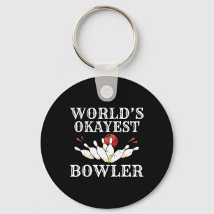 Chaveiro Blogueiro da Equipe de Boliches de Bowler, no Mund