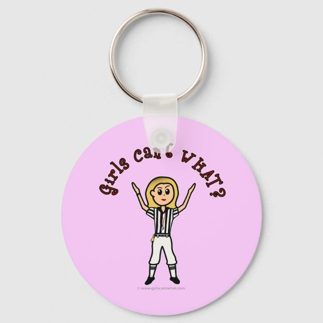 Chaveiro Blonde Womens Futebol Referente (Frente)