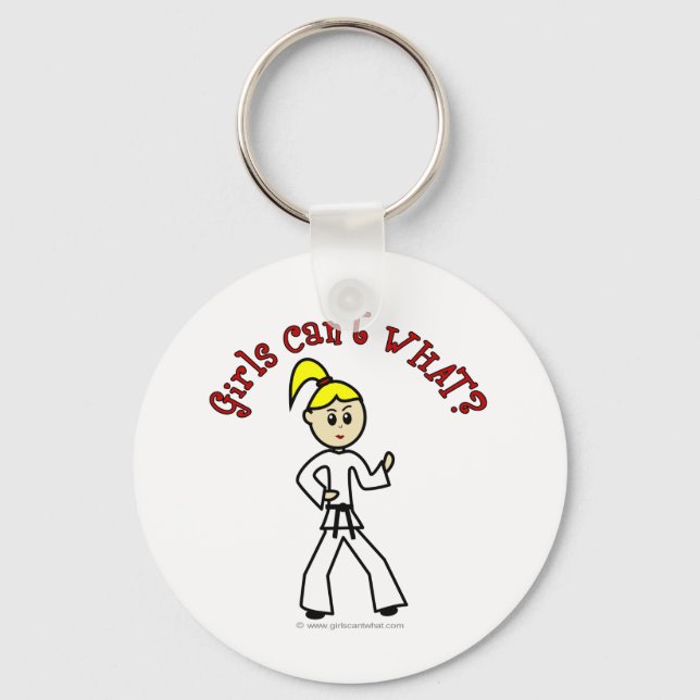 Chaveiro Blondres Karate Girl (Frente)
