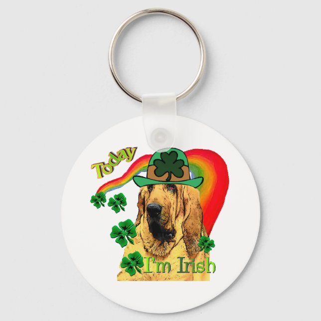 Chaveiro Bloodhound st Patricks (Frente)