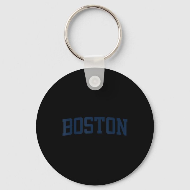 Chaveiro Bloqueio de Variação do Estilo Colegial de Boston  (Frente)