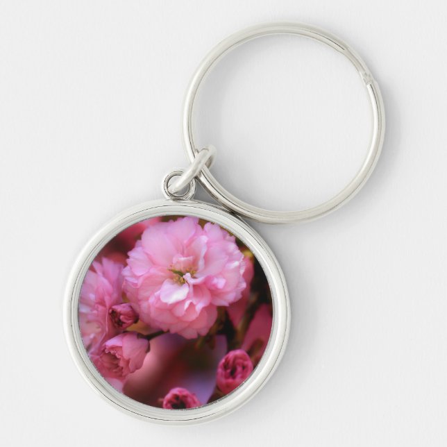 Chaveiro Blossomas de Cereja Rosa-Primavera adoráveis (Frente)